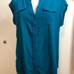 Great Northwest Clothing Company Teal Button-Down Shirt